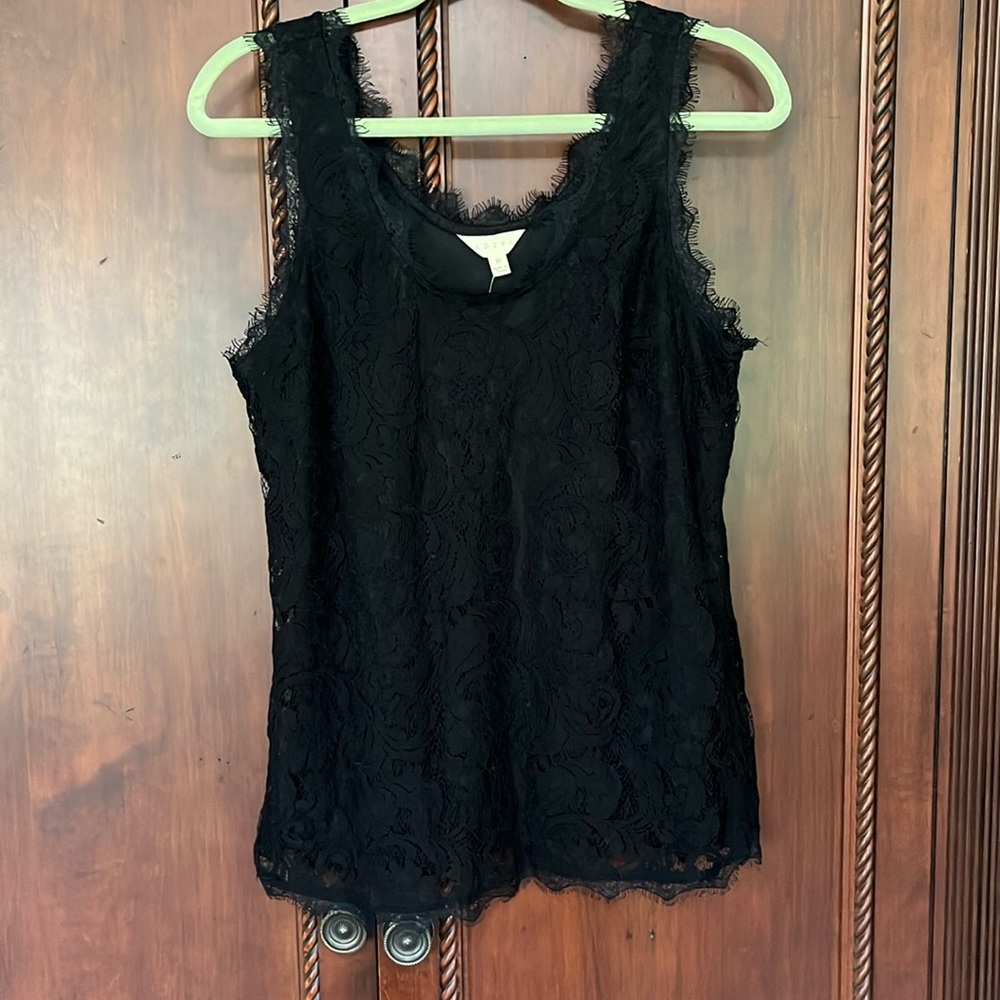 Adiva Lace Lined Tank in Medium